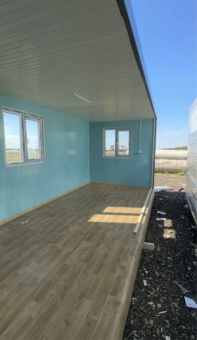 ANSAMBLU CONTAINERE MODULARE 6×7,80 m – 3 MODULE | 2× 6×2,40 m + 1× 6×3 m