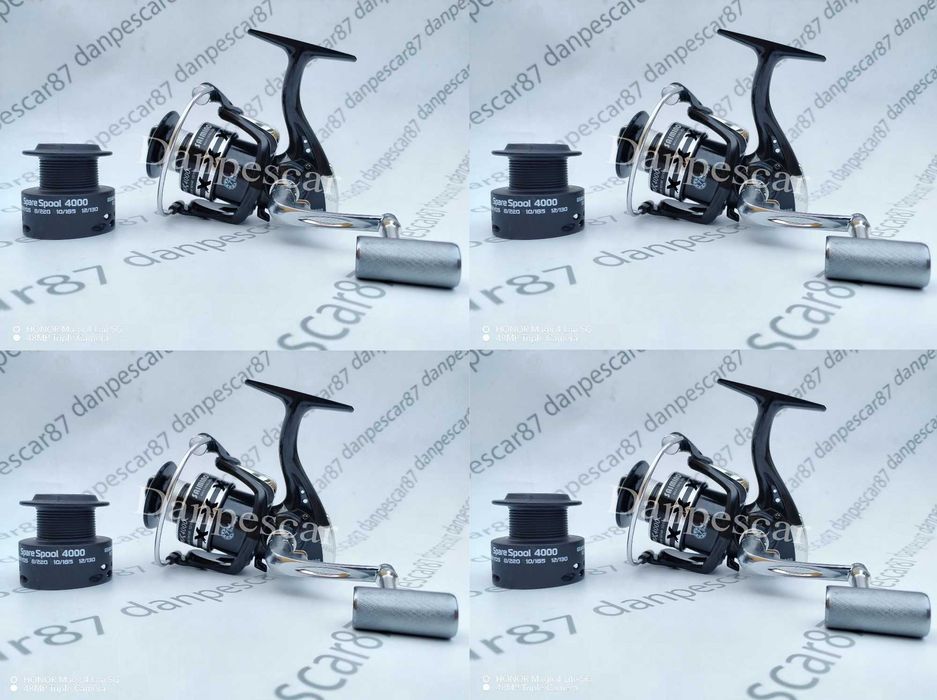 SET 4 Lansete PROFL DUAL FORCE Feeder 2,10m+4 Mulinete SAIMINO X4000