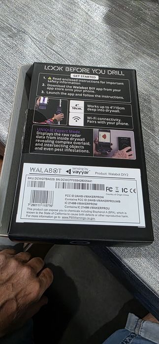 Walabot DIY 2 скенер за стени