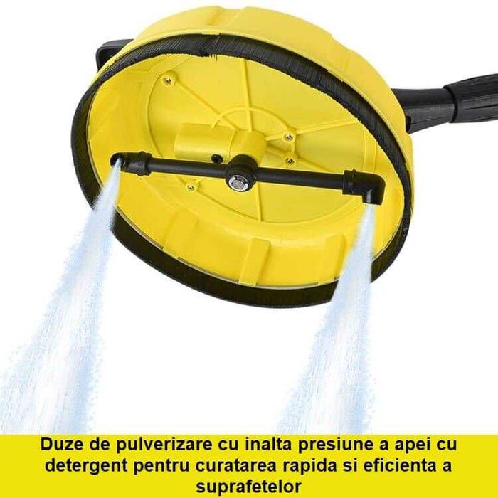 Perie rotativa spalat / curatat suprafete cu rezervor de detergent