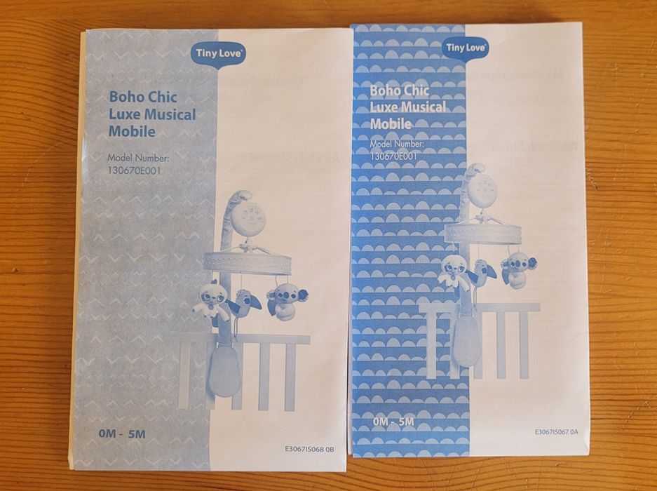 Луксозна музикална въртележка TINY LOVE със сладка коала и ленивец