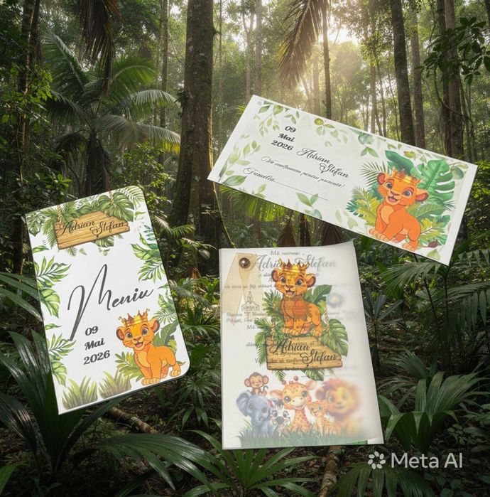 Meniuri nuntă tipărite – personalizate – asortate cu invitațiile