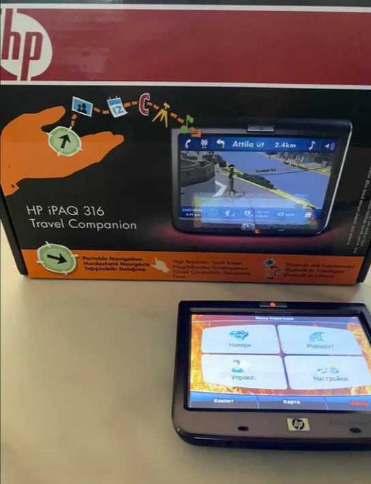 HP iPAQ 316 Travel Companion GPS Navigation + видео регистратор