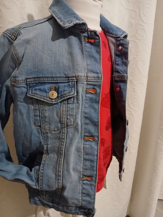 Дънково яке Zara с подарък