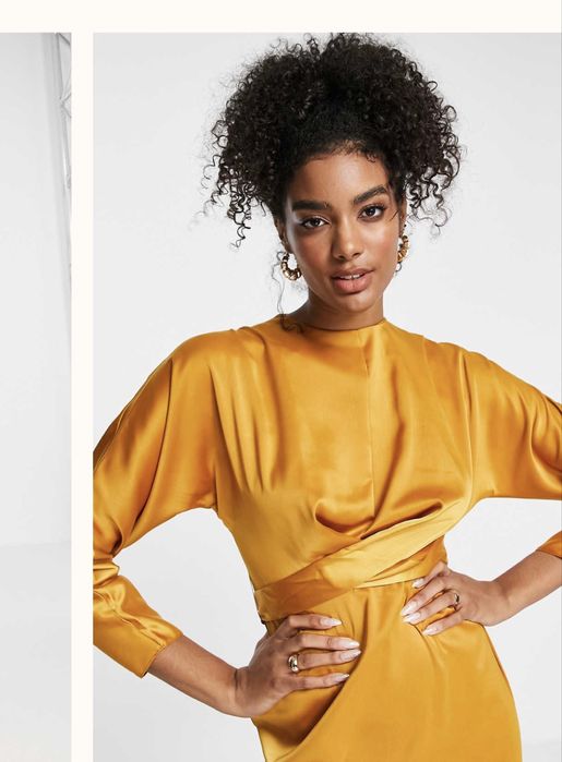 Rochie asos satin
