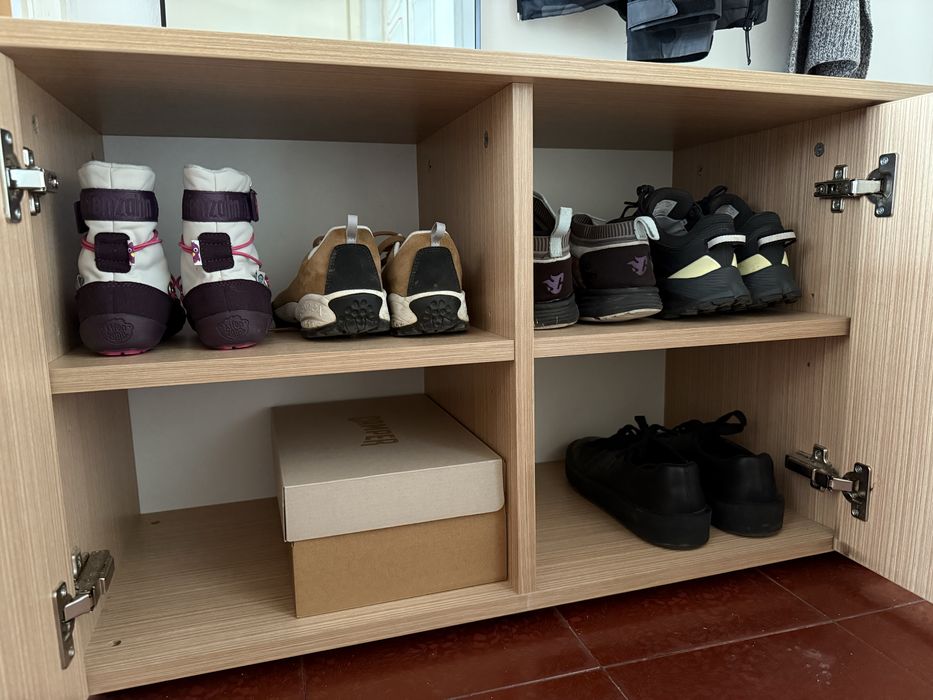 Шкаф за обувки, с възможност за сядане Ш 120,5 В 52 Д 37,5