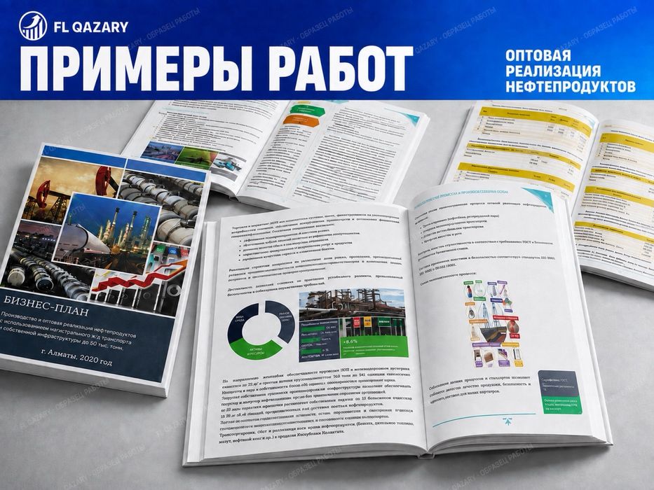 Бизнес план, ТЭО разработка - 35 тыс. тг