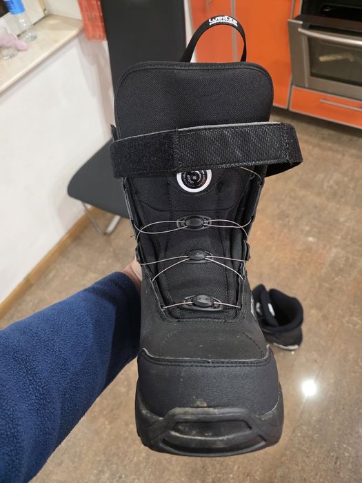 Boots de snowboard flexibili și confortabili Negru Bărbați