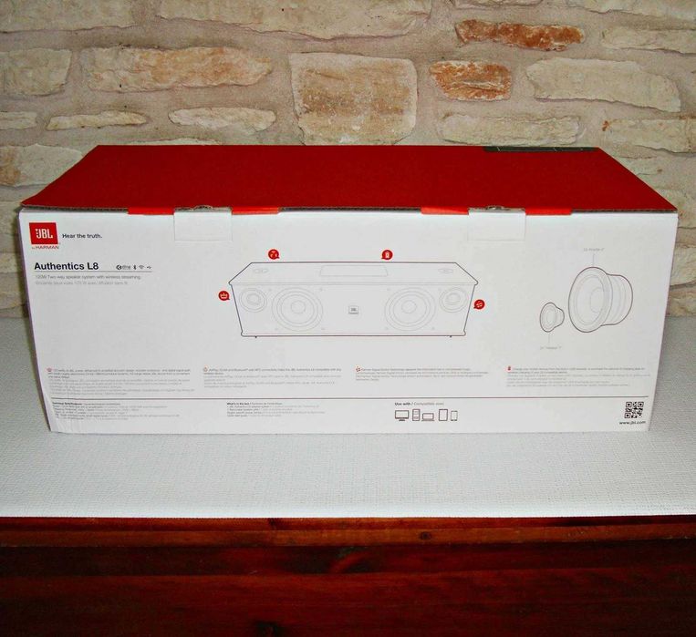 Безжична тонколона JBL Authentics L8 , Wi-Fi, bluetooth, AirPlay, DLNA 120W