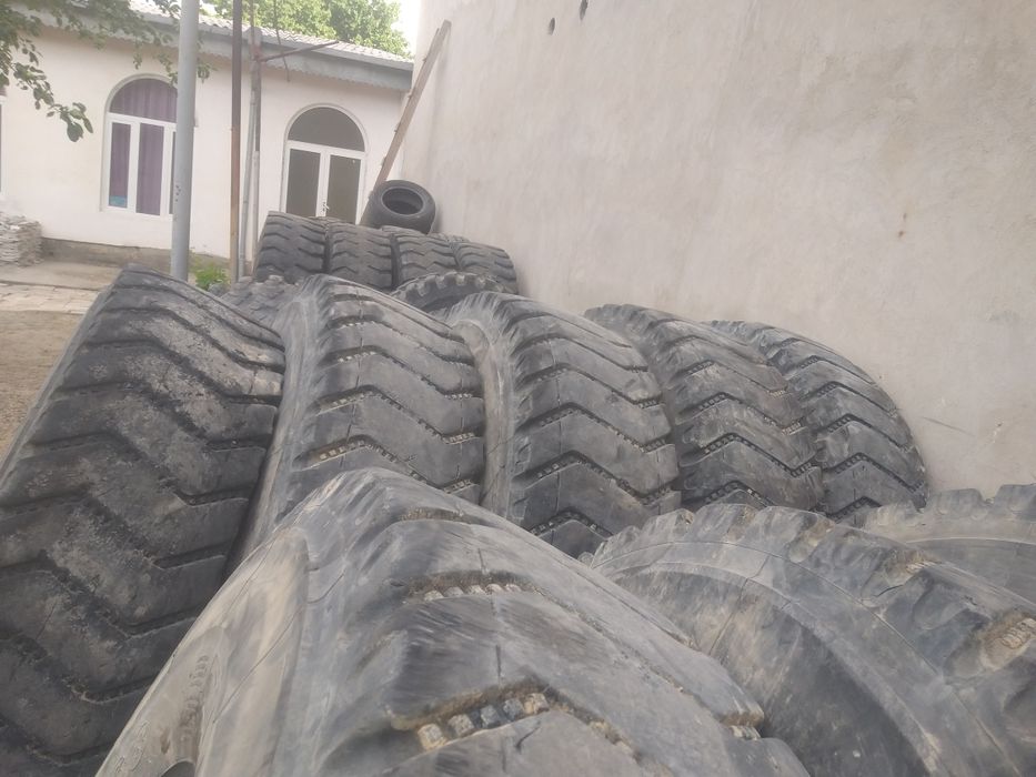 Шиналар сотилади пагрузчик 50тонн кранларга тушади