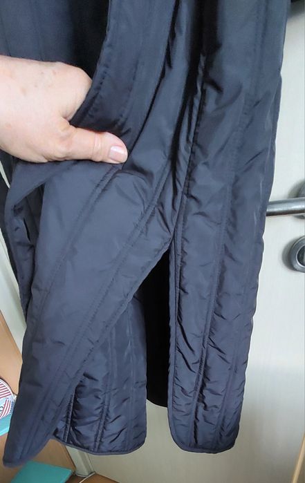 НОВ Костюм 3 части,плат ТАФТА,бродерия, преливащи цветове,МАНТО,XL