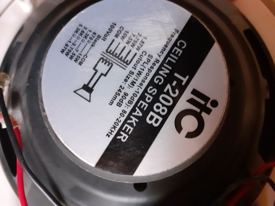 Amplificator mixer ITC T-30 și 2 difuzoare ITC