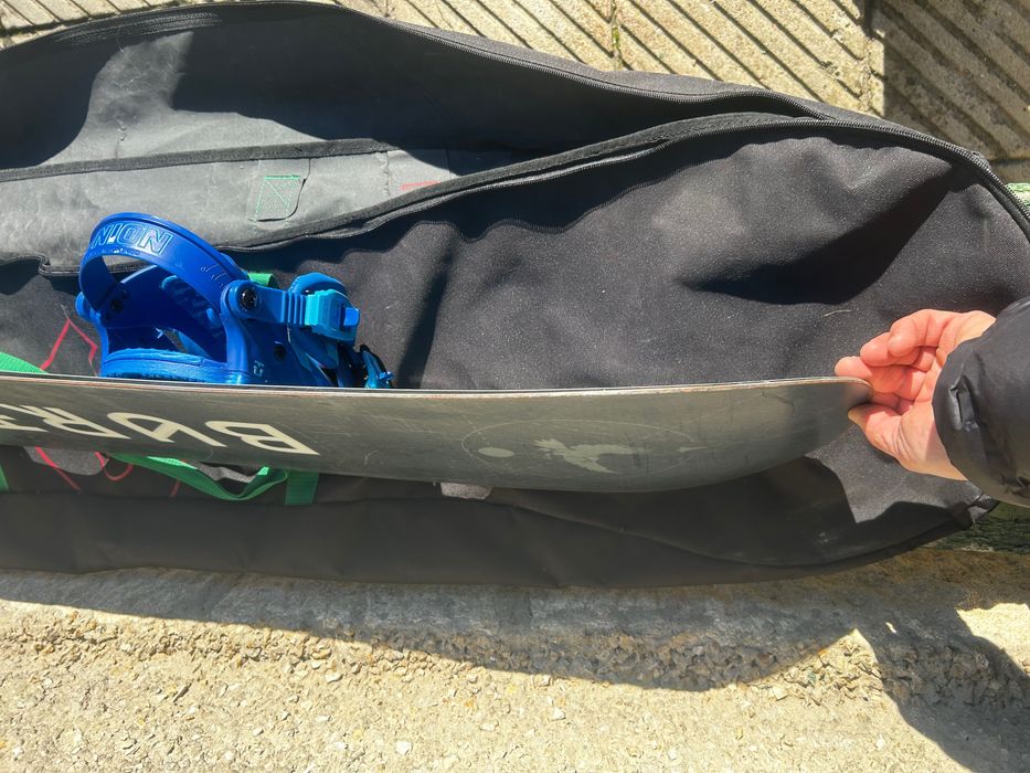 Сноуборд Burton 138cm +union+чанта за автоматит