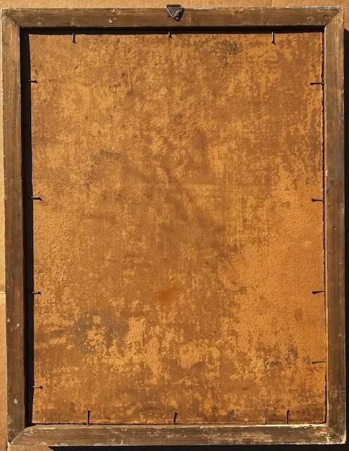 ~Țărancă cu ulcior~ Tabl0u vechi de >100 ani. Ul/Cart, semn ȘTAMPILĂ