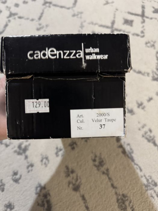 Balerini piele intoarsa Cadenzza Velur Tape 37