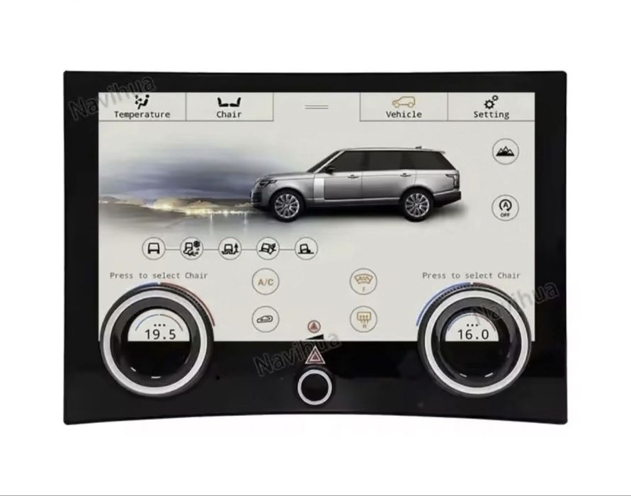 Display clima retrofit cu CarPlay L405 sau L494 cu/fara CD..