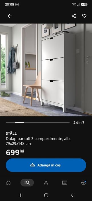 Pantofar Ikea -Dulap pantofi