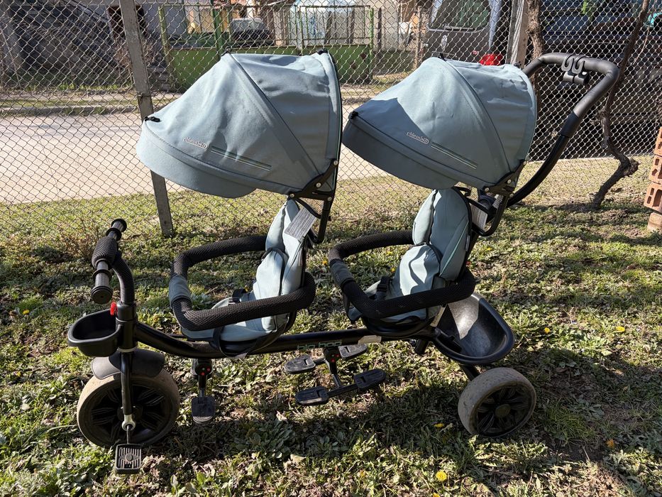 Детска двойна триколка