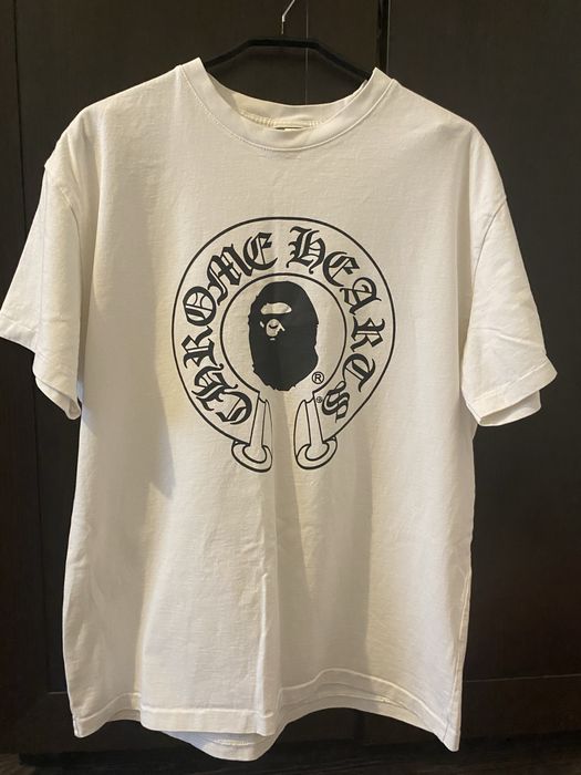 tricou bape chrome hearts