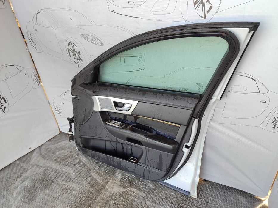 Ușă Față Dreapta Jaguar XF X250 Sedan Alb Polaris White - JBC2135 C2Z2060 / 8X23F20124AB 2013 / [2007-2015] / (12D)