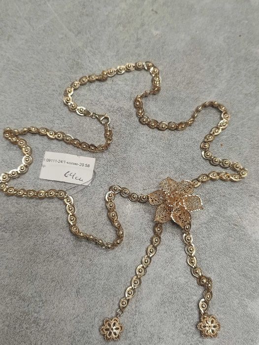 Златно дамско колие 20.58гр-14к