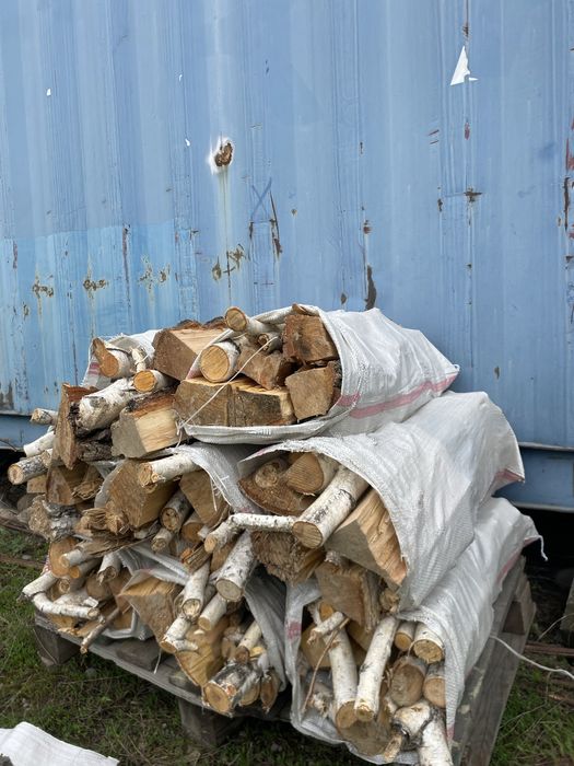 Дрова Берёза Мешках продам