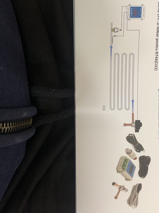 Valva termostatica electronica sek 14-02 sanhua 8kw freon r404 -10/-25