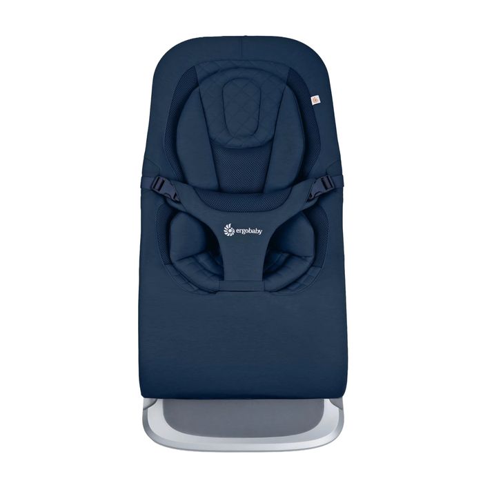 Шезлонг Ergobaby Evolve Bouncer в цвете Midnight Blue
