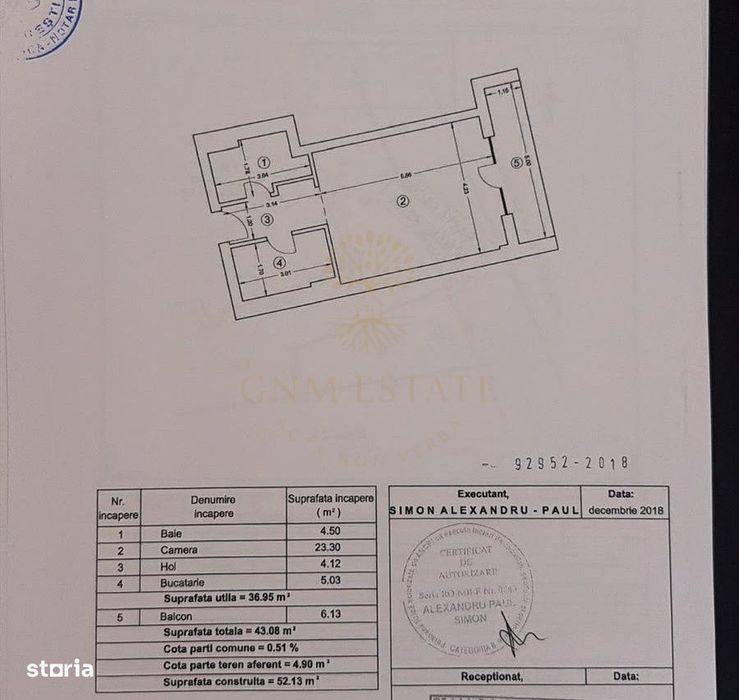 Garsoniera Et.5/10 | Bloc Nou | Zona Dristor | Day Residence