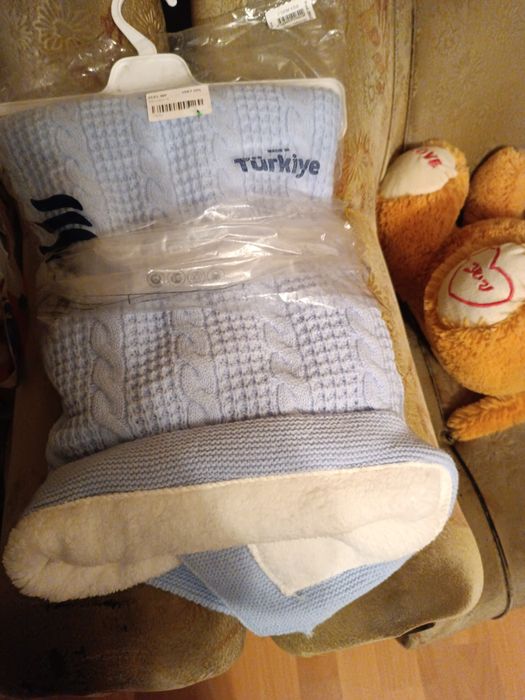 утепленный плед для новорожденного