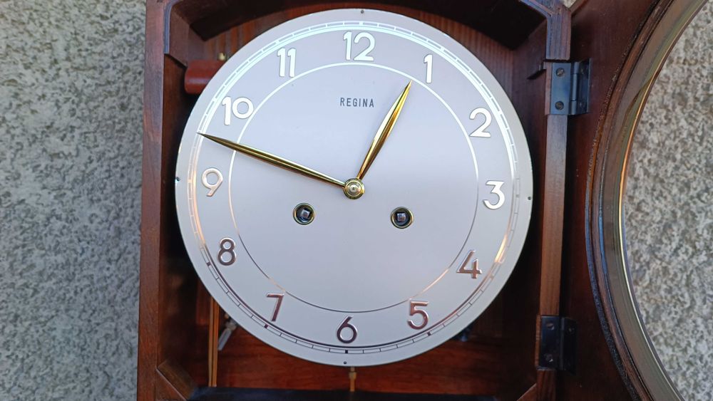Стар стенен часовник - REGINA - Germany - Антика - 1960"