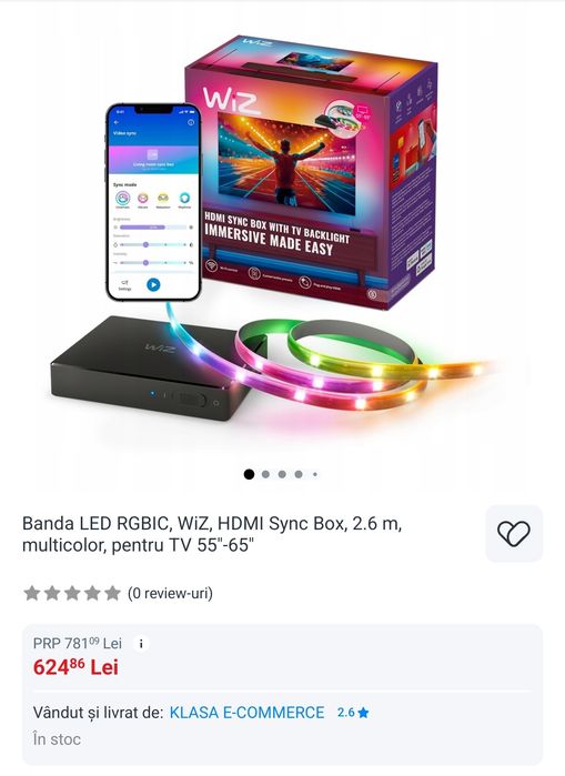 Banda LED Tv/monitor  55-65" wiz/philips