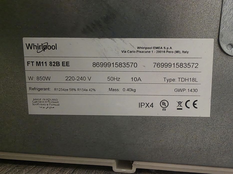 Сушилня Whirpool 8kg