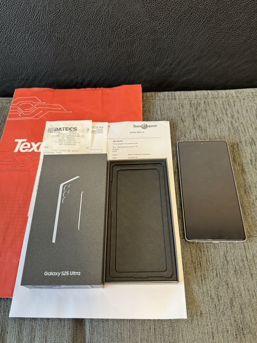 КАТО НОВ 512GB Samsung S25 Ultra Гаранция Technopolis до 2027