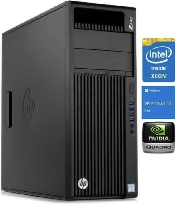 Работна станция/Workstation HP Z440 32GB RAM Nvidia Quadro RTX 4000