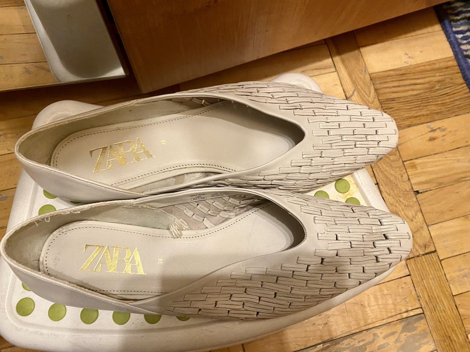 Туфли Zara / Босоножки Mango -натуральная кожа