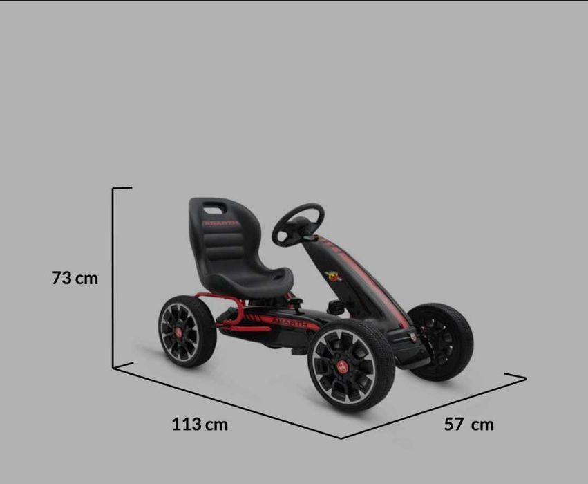 Картинг ABARTH ASSETTO Cоrse черен