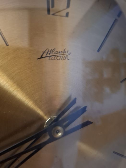 Ceas de perete vintage Atlanta Electric – West Germany – funcțional – design Mid Century