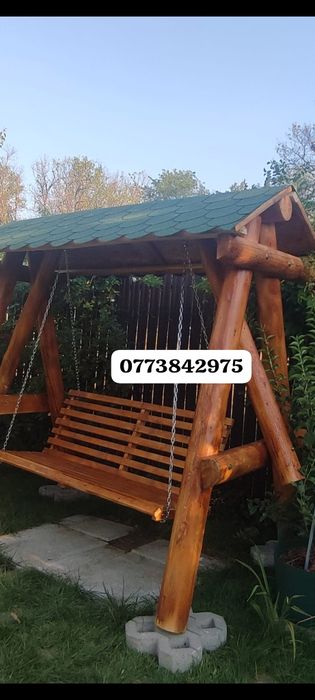 Balansoar lemn masiv/Leagan gradina