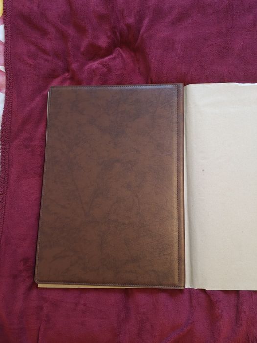 Mapă portofoliu piele naturală A3 – nouă, culoare maro