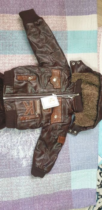 Детский новый тёплый костюм для мальчика