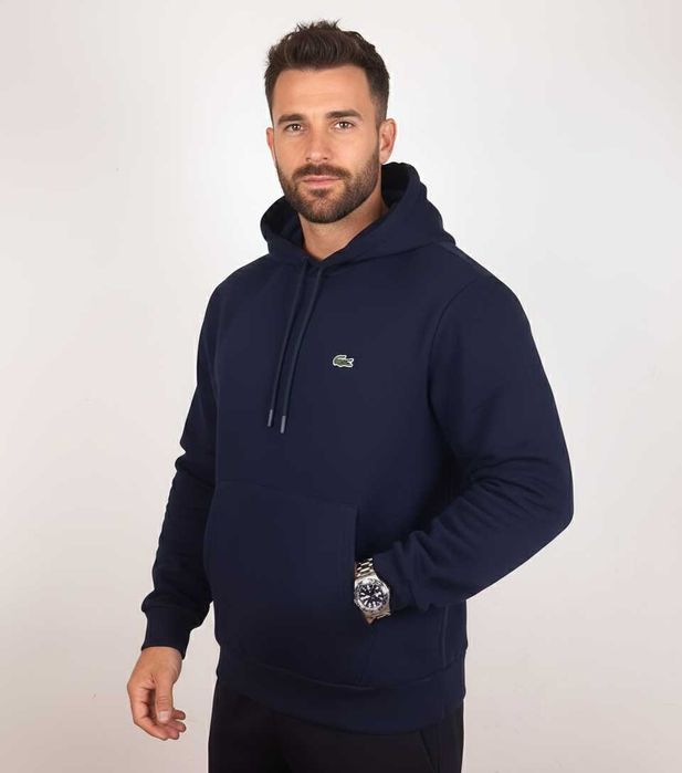 Lacoste Fleece Hoodie - Оригинален мъжки суитшърт размер 2XL
