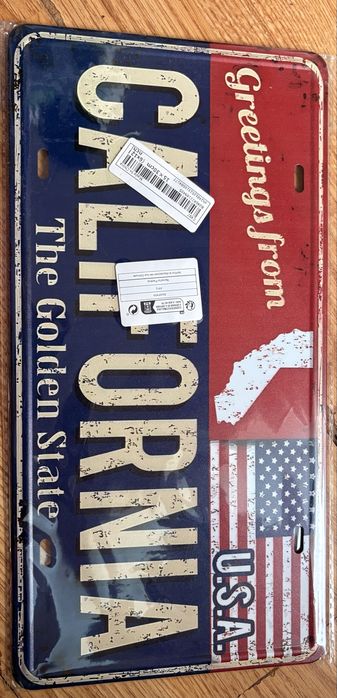 Метални табели California, New York и Florida – нови – 9 лв/бр.