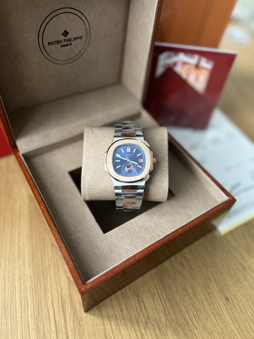 Patek Philippe Nautilus Rose Gold And Blue 40 mm
