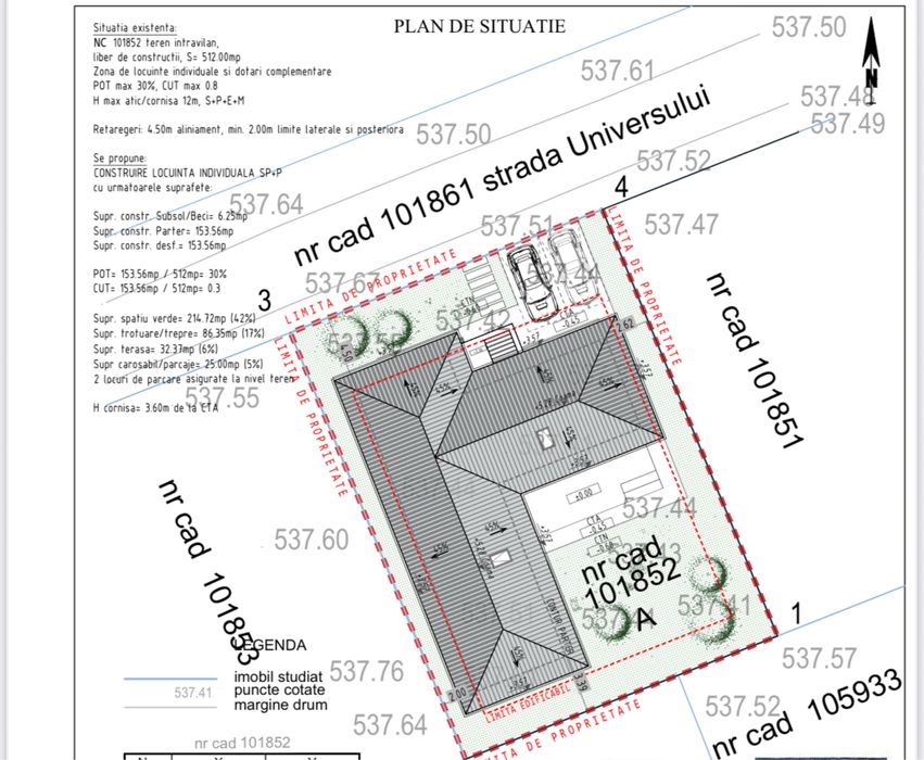 Teren de Vanzare-Sanpetru Residence intre case