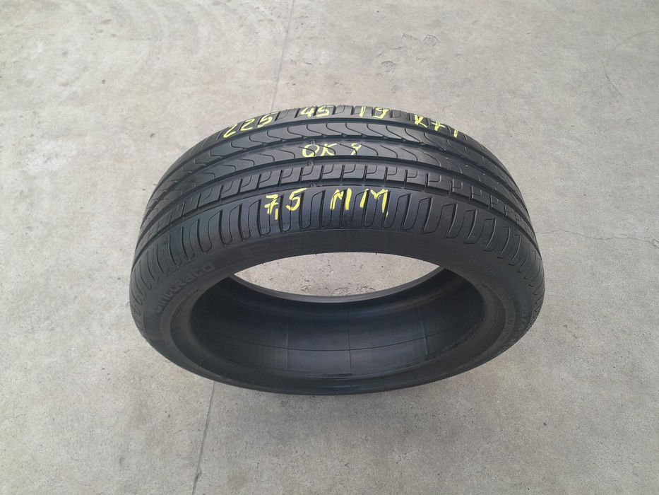 O anvelopa vara 225 45 19 pirelli cinturato P7 run flat profil 7,5 mm