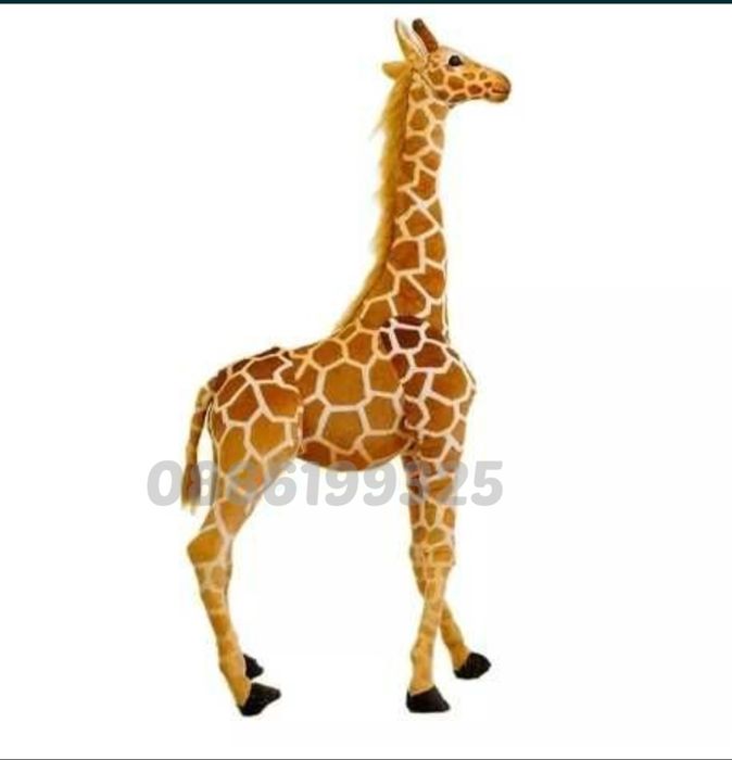 Голям плюшен Жираф, от 35см до 120см, Плюшена играчка Жираф, Реалистич