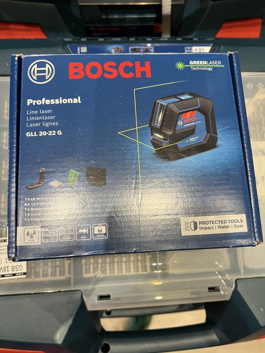 Nivele laser Bosch Gll 80-33G/Gll 3-80G si Gll 20-22 G-Sigilate(verde)