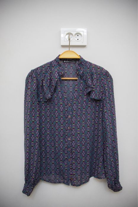 Шелковая блузка праздничная