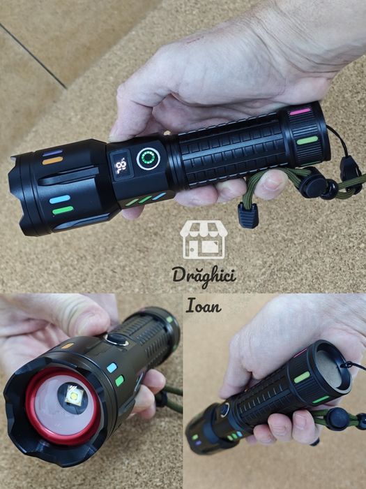 Lanterna M60 LASER DIGITAL - led M60 LASER pt.distanta < 1,4km